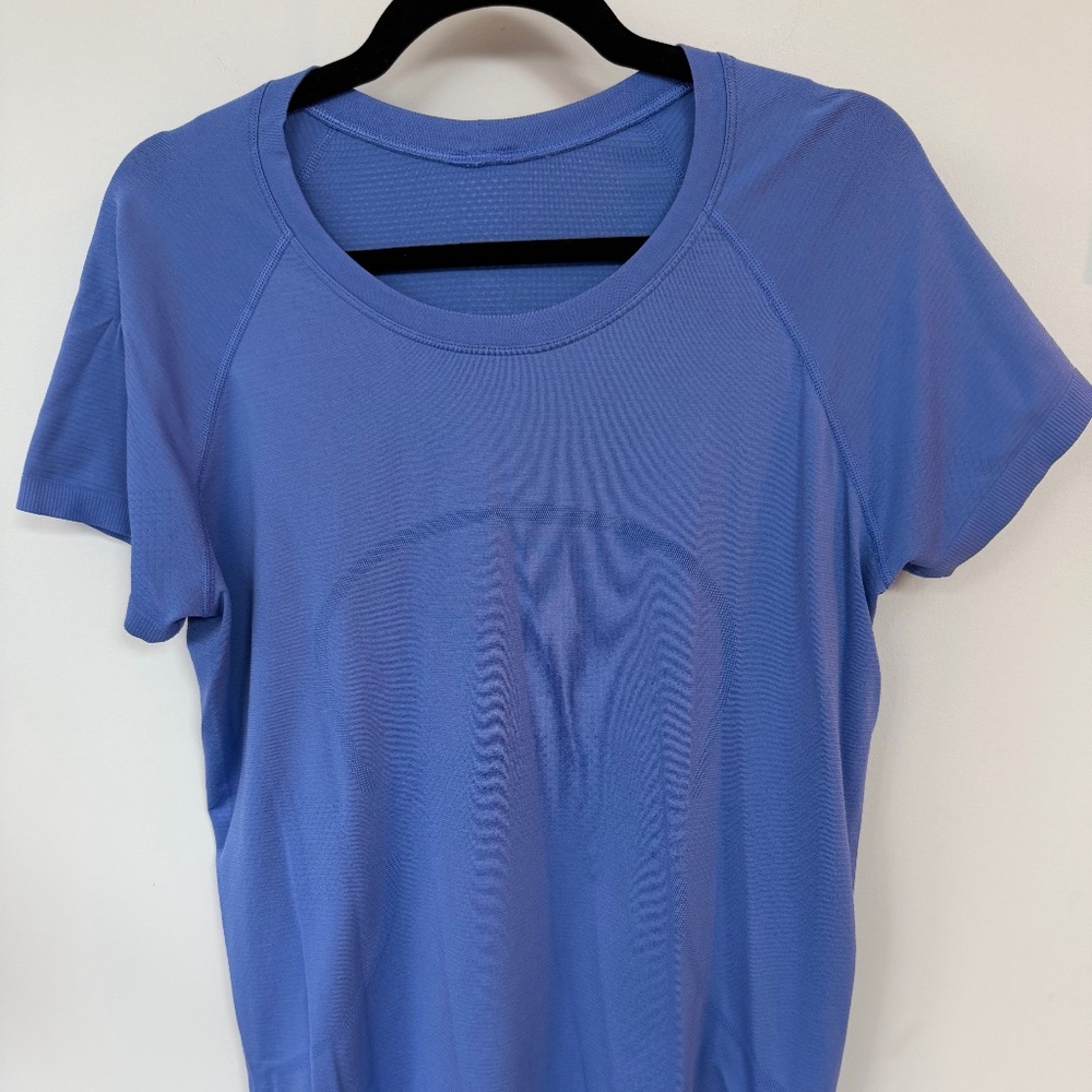 Lululemon Swiftly Short-Sleeve Shirt 2.0 in Wild Indigo - Size 14